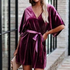 Vici Doll’s Velvet Kimono Dress